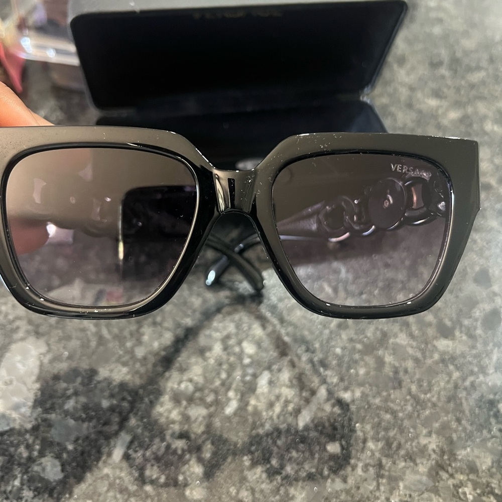 Versace Black Square Sunglasses - image 1